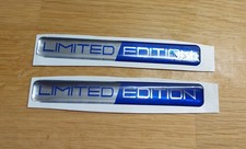 2 X Blue & Silver Limited