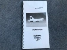 British Airways Concorde  Checklist February 2002 Photocopy on pdf sent email