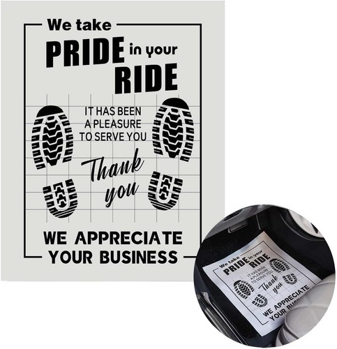 100pk paper floor mats car - 100pk,