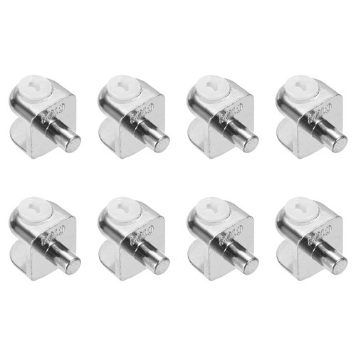 Glass shelf bracket pegs 8pcs - glass,