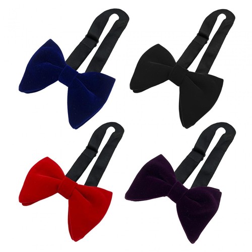Velvet bow tie - tie, men