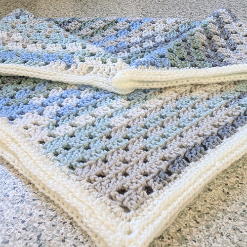 Handmade small baby blanket - handmade,