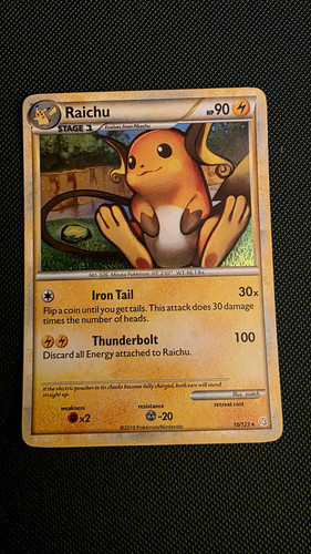 Pokémon raichu 10 - pokémon,