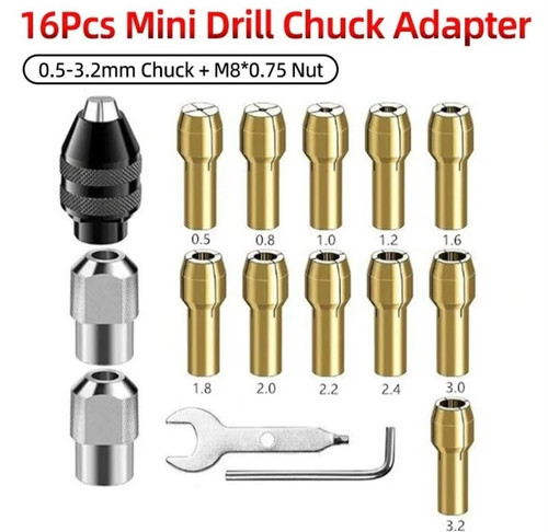 Drill chuck collet - drill,
