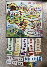 Vintage 1984 Candy Land Board