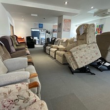 Reconditioned HSL & Sherborne Riser Recliner Chairs & Brand New Adjustable Beds