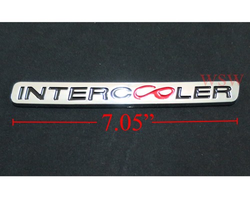 Chrome intercooler logo for - chrome,