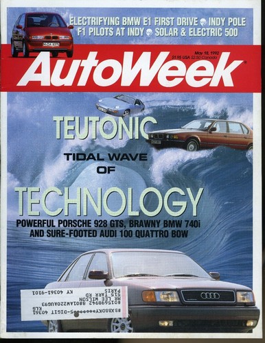 Autoweek magazine may 1992 - autoweek, 18,