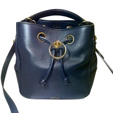 Mulberry Navy Blue Pebbled