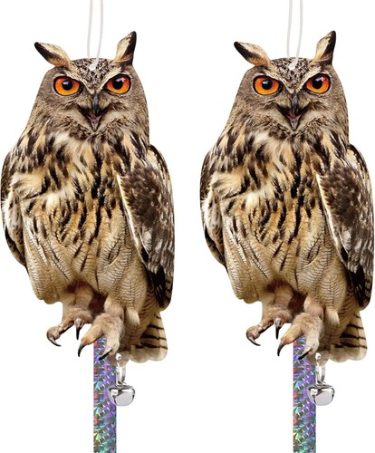 2pcs plastic owl - 2pcs, scarer