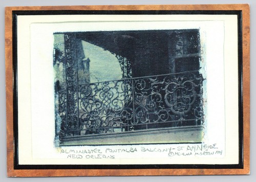 Postcard print wrought iron - wrought,