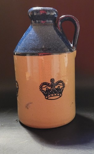 Vintage stoneware bottle with