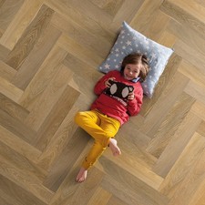 Elka Herringbone Engineered Wood Light Smoked Oak - 4 packs