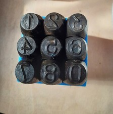 12mm  Stamp Letter Alphabet