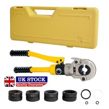6T Hydraulic Copper Pipe Fittings Crimping and Plumbing Tool with 4 Crimp Dies