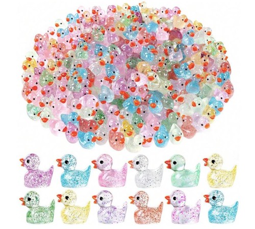 100pcs mini ducks colors - ducks,,