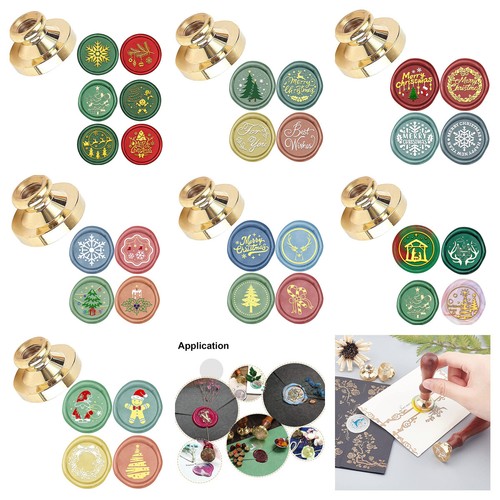 Christmas theme wax seal - seal, stamp