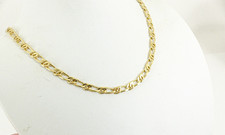 9ct Gold Curb & Bar Chain Link