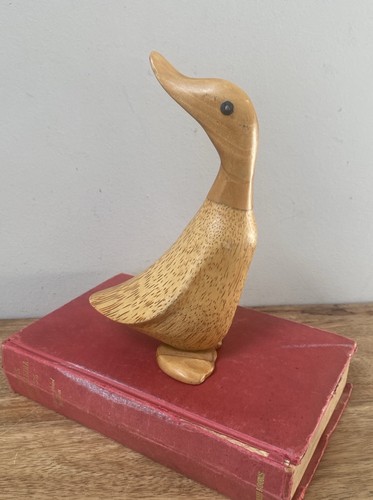 Wooden duck dcuk carved - wooden,