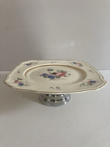 Cake plate stand vintage - plate,