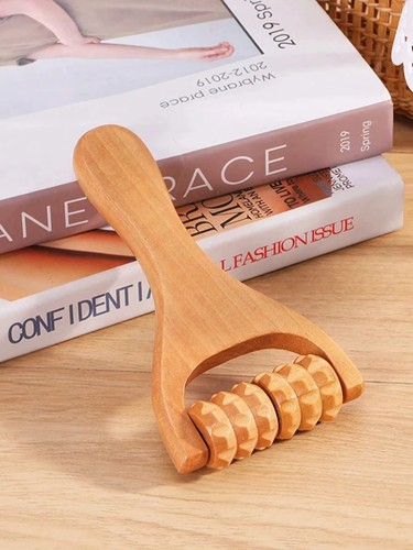 Wooden massage roller wood - wooden,