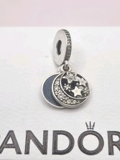 Genuine Pandora Moon & Blue