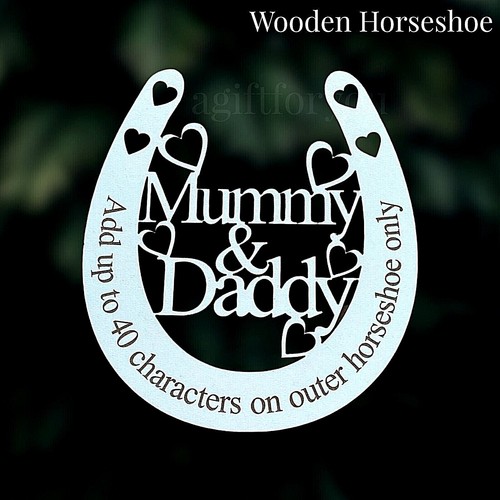 Personalised wooden wedding - personalised,