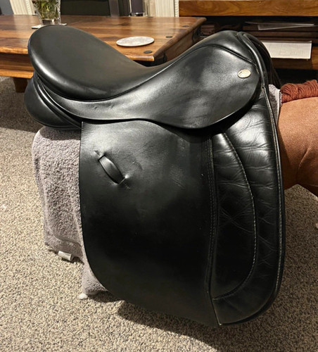 Black leather farringtons - leather,