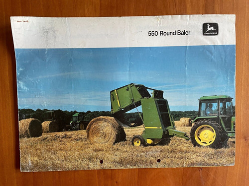 John deere 550 round baler - deere,