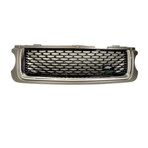 Front grille grey - front, black