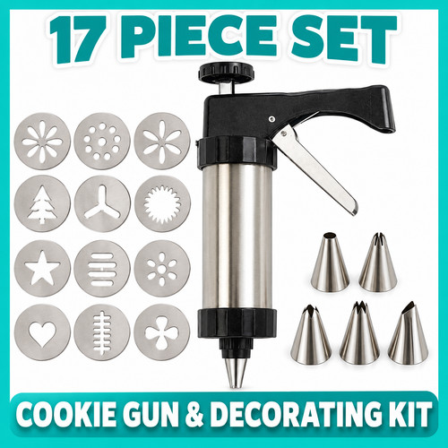 Cucina cookie gun 17pc - cookie,