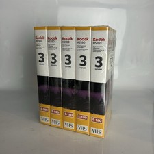 Kodak HS180 High Standard VHS Blank Video Cassette Tapes – 5 Pack – New & Sealed