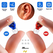 Digital Mini Hearing Aids Invisible In Ear Small Sound Voice Amplifier Enhancer