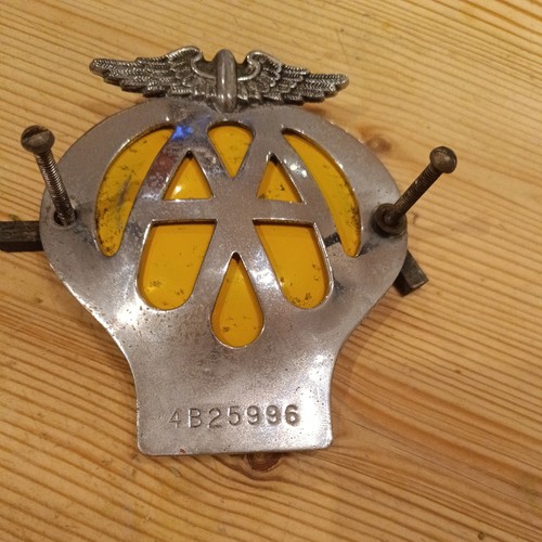 Vintage grill badge - aa,