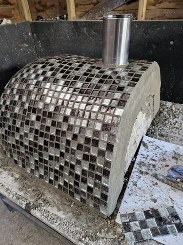 Pizza oven fire - pizza, base