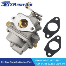 6BX-14301 Carburetor Assy with Gasket for Yamaha 4 Stroke 6HP F6 Outboard Motor