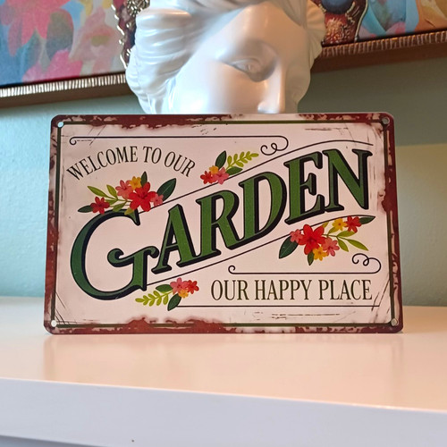 Wooden hanging garden - hanging, welcome