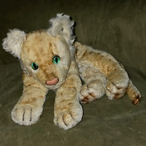 Vintage steiff lion cub - cub, 14"