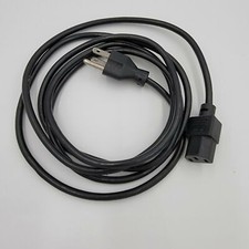 Black Replacement Power Cord For Conwin Dual Split Second Sizer, 5 1/2 ' Long