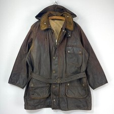 Barbour Solway Zipper Wax Jacket Mens C44 Brown Vintage Barbours Rare Classic
