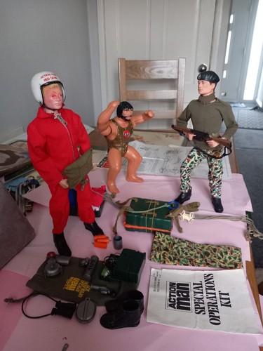 Vintage action man 1960s - man, and
