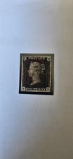 Penny Black. Four good, square cut margins. Clear and crisp Maltese cross cancel
