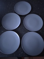 IKEA Dinner Plates Matt Blue