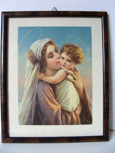 Vintage mary madonna - madonna, child
