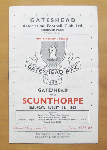 Gateshead scunthorpe united - gateshead,