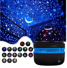 Starry Night Light Projector Star Sky Moon Lamp Kids Bedroom lights Rotating LED