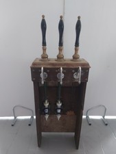 3 Pull Cabinet Beer Engine. Triple Hand Pump.