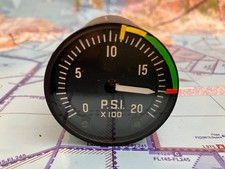 Aircraft Cockpit Oil Pressure