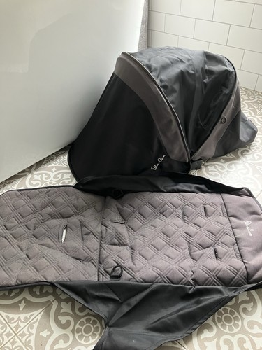 Silver cross pop hood - silver, seat