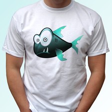 Piranha t shirt tee fish top